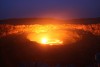 Night view to the lava lake of the Erta Ale volccano in Ethiopia