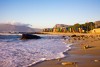 St James beach with its colorful bathing boxes in Cape Town