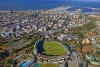 Aerial view of the St George's Cricket ground and Port Elizabeth