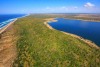 Aerial view of Sodwana Bay NP within the iSimangaliso Wetland Park