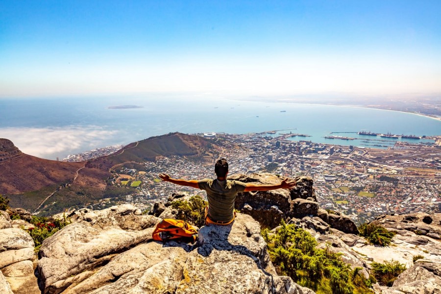Table mountain, the South African icon