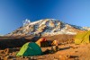 Evening view of Kibo with Uhuru Peak, Mount Kilimanjaro National Park